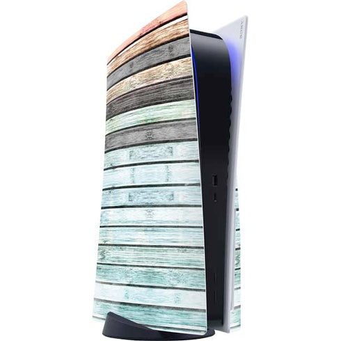 Wooden Stripes PS5 Console Skin